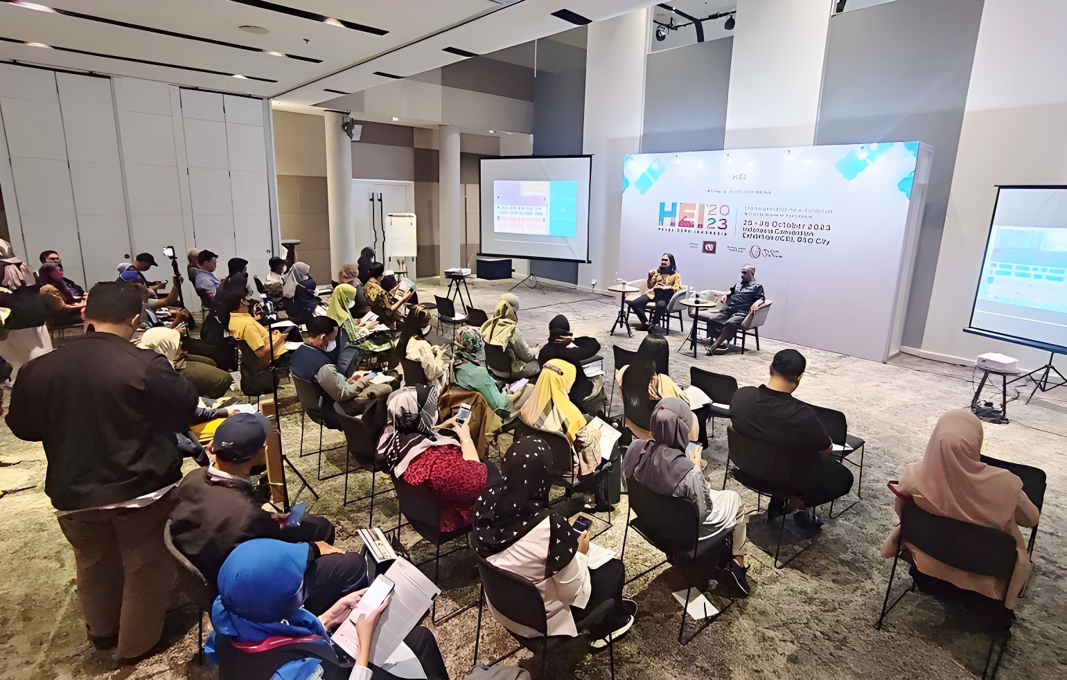 Professional coaching session in modern office